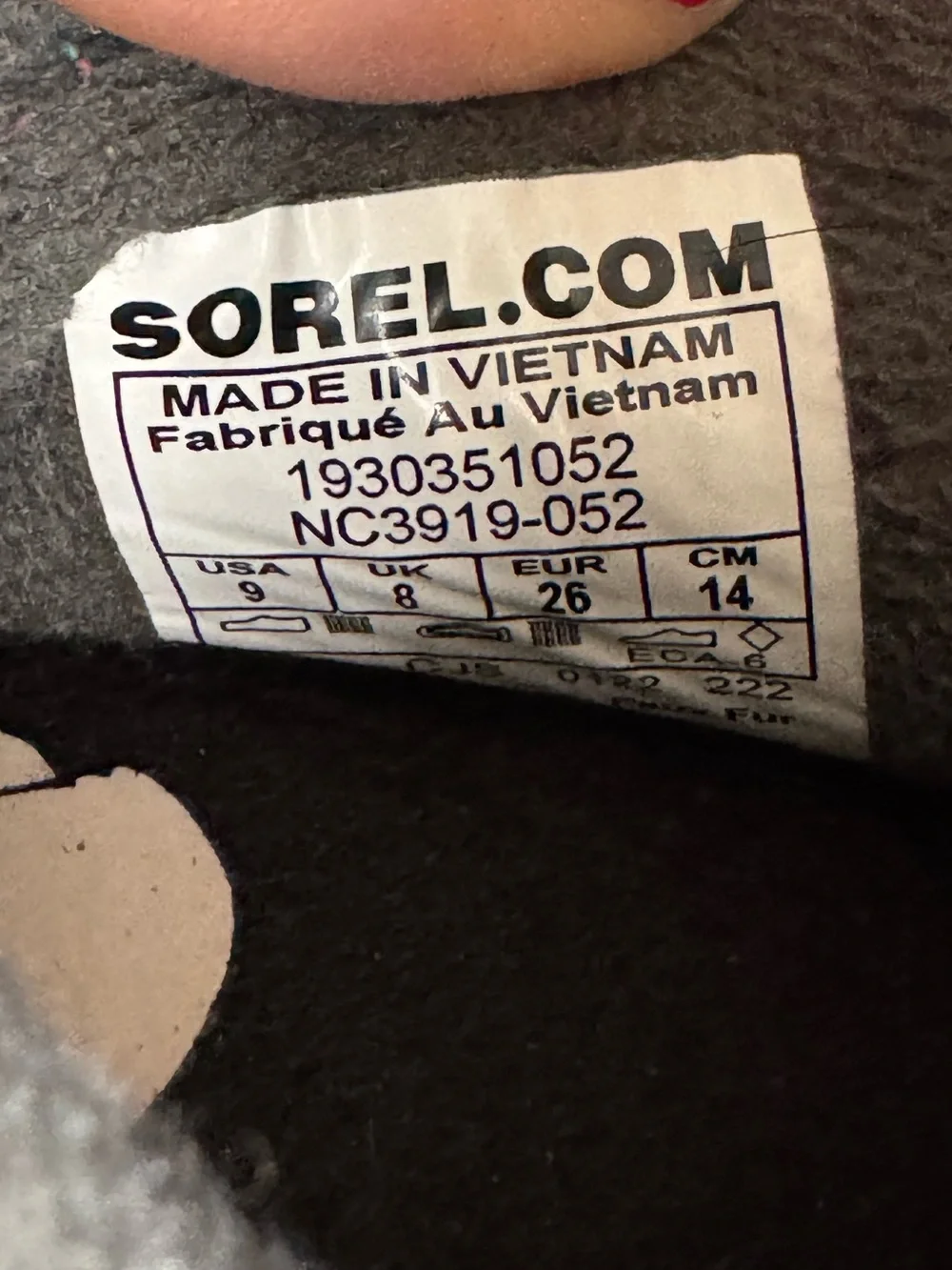 Sorel Whitney II Strap Waterproof Insulated Snow Boots Gray Pink Girls Size 9
